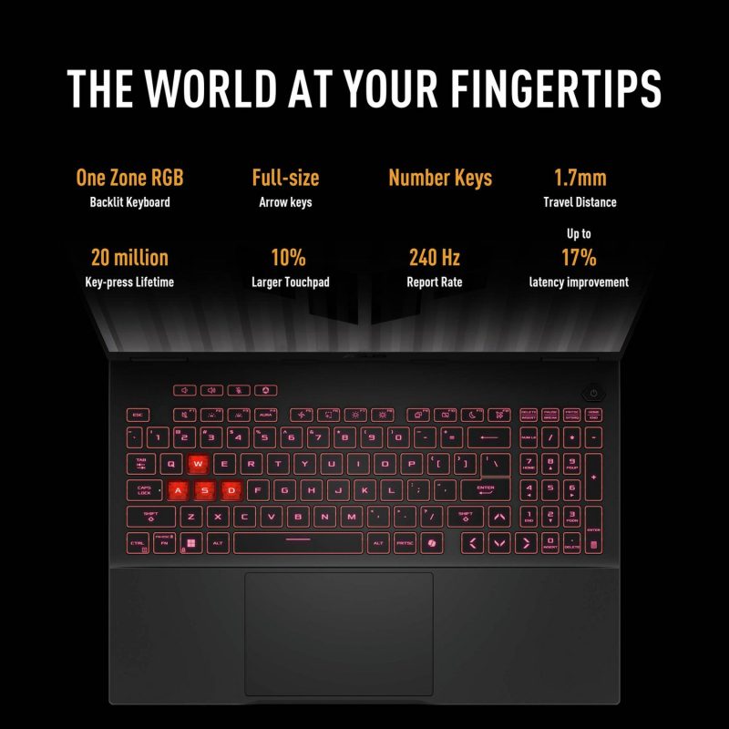 Asus TUF 16in R9 16GB 1TB RTX5070 — 16" IPS, AMD Ryzen 9 8940HX processor., GeForce RTX 5070 graphics card, 16 GB RAM, 1