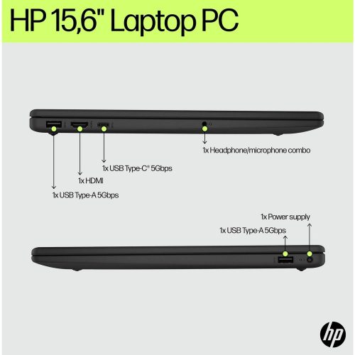 HP BM2V6EA 15in i5 8GB 512GB - Black — 15.6" SVA, Intel i5 1334U processor., Intel Iris Xe, 8 GB RAM, 512GB - Image 10