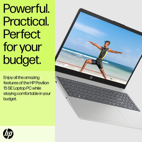 HP BM2W8EA 15.6in i3 8GB 512GB - Silver — 15.6" SVA, Intel i3 N305 processor., 8 GB RAM, 512GB - Image 3