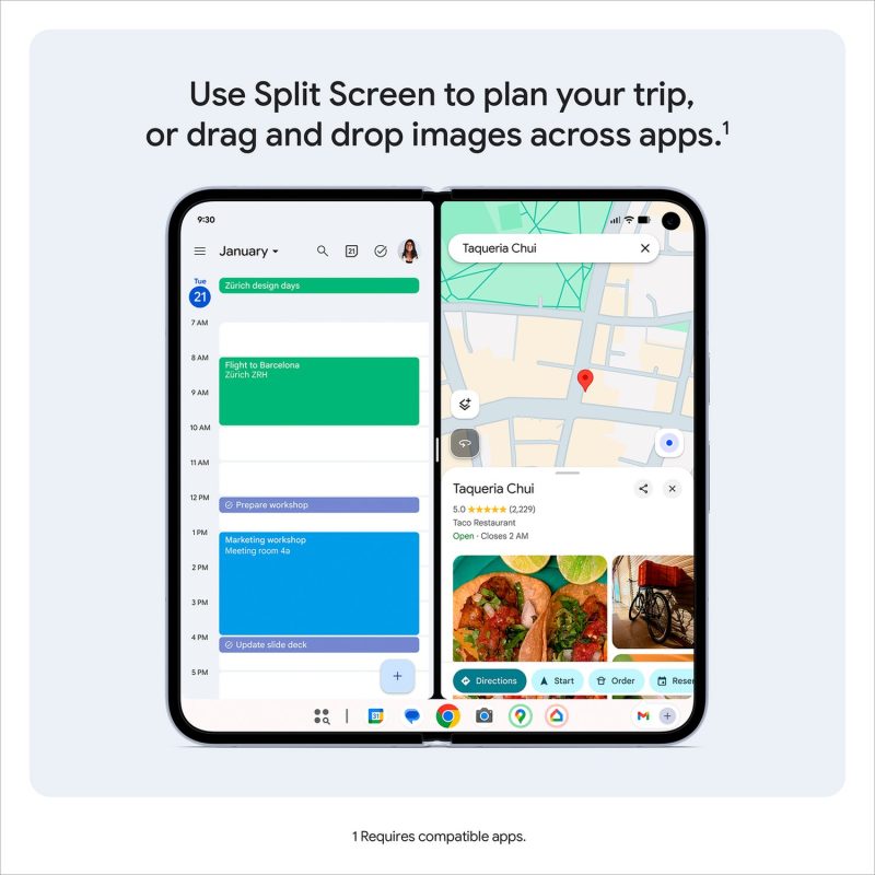 Google Pixel 10 Pro Fold 5G 512GB AI Mobile Phone — 512GB, 8" OLED, 5G