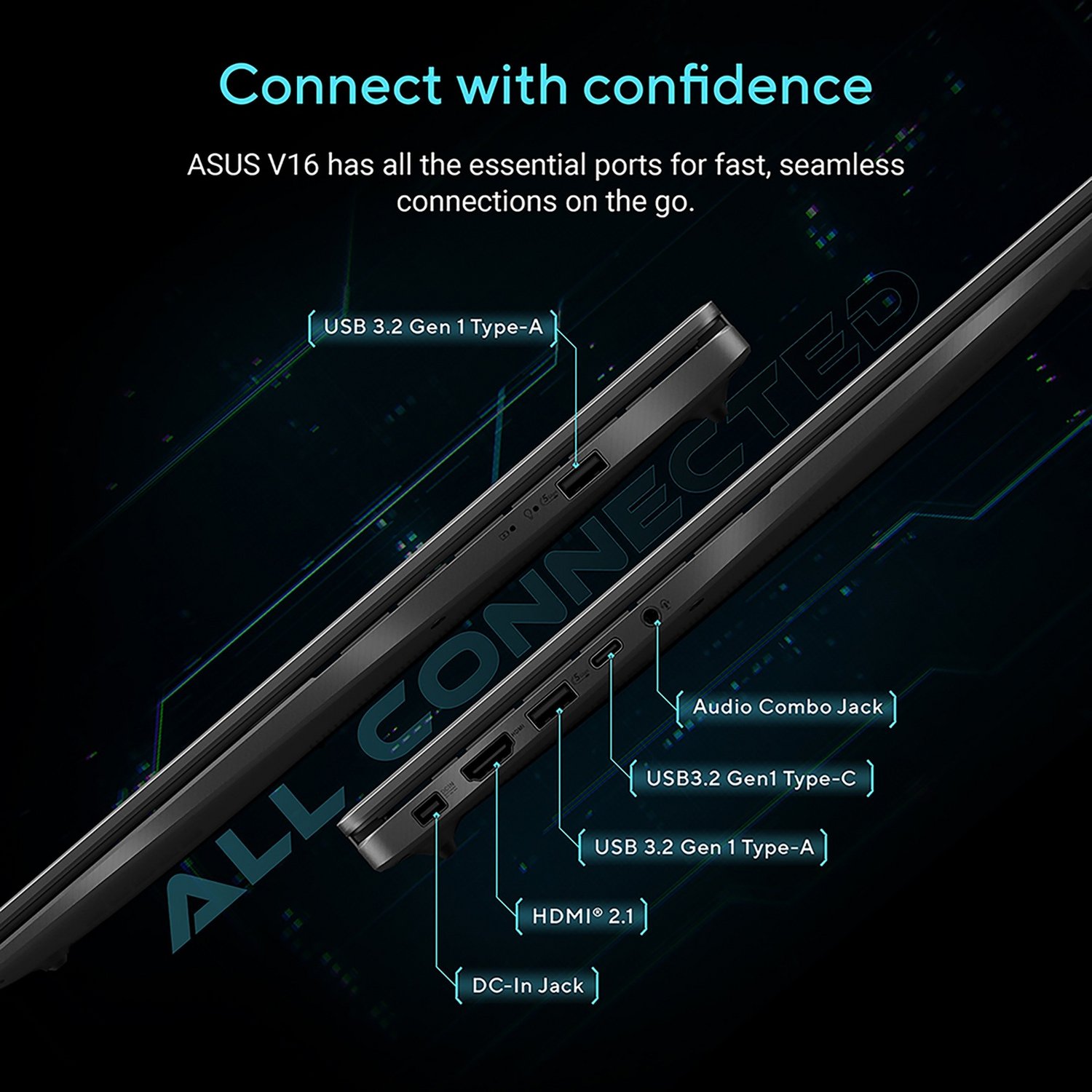 ASUS Vivobook 16in i7 16GB 1TB RTX 5070 Bundle — 16" IPS, Intel 7 240H processor., GeForce RTX 5070 graphics card with 8 - Image 10