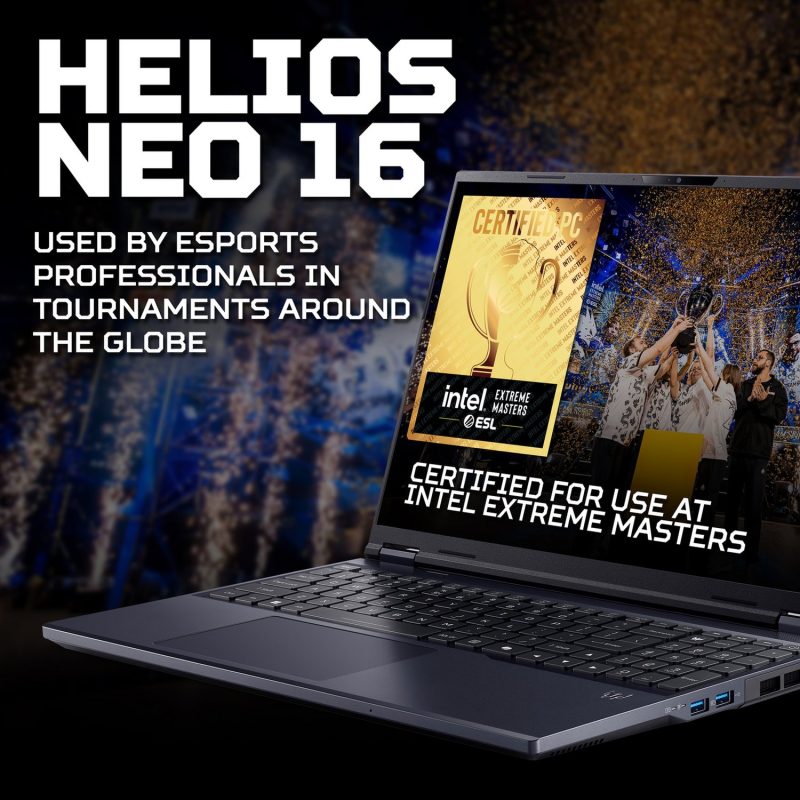 Acer Predator Helios Neo 16in AI U7 16Gb 1TB RTX5070 — 16" IPS, Intel Ultra 7 255HX processor., 16 GB RAM, 1TB