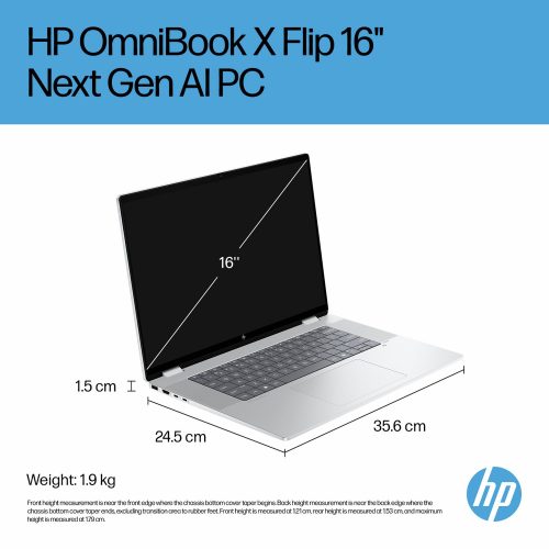 HP OmniBook X Flip 16in Ultra 5 16GB 512GB - Grey - Image 11