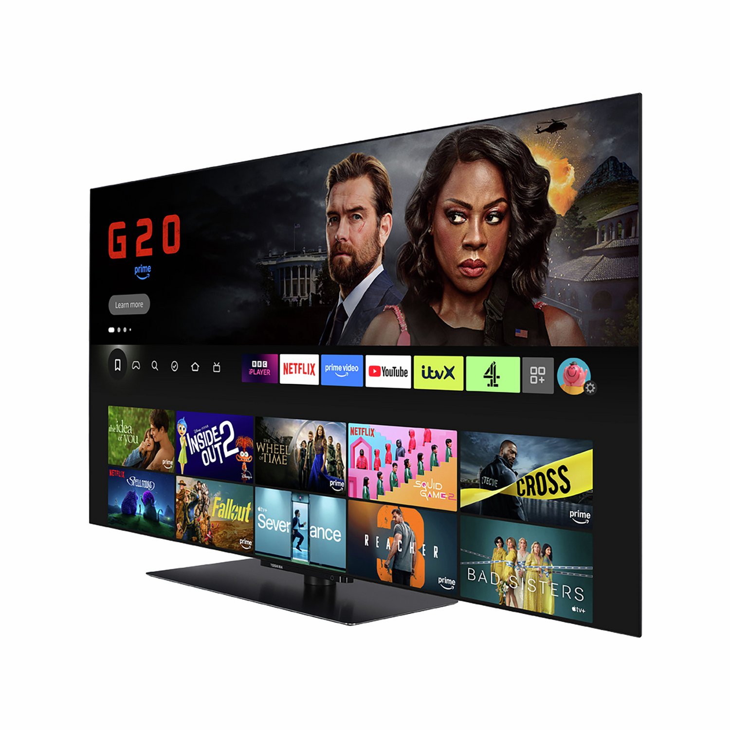 Toshiba 65Inch 65XF9F53DB Smart 4K UHD HDR OLED Freely TV - Image 3