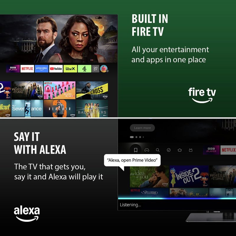 Toshiba 65Inch 65XF9F53DB Smart 4K UHD HDR OLED Freely TV