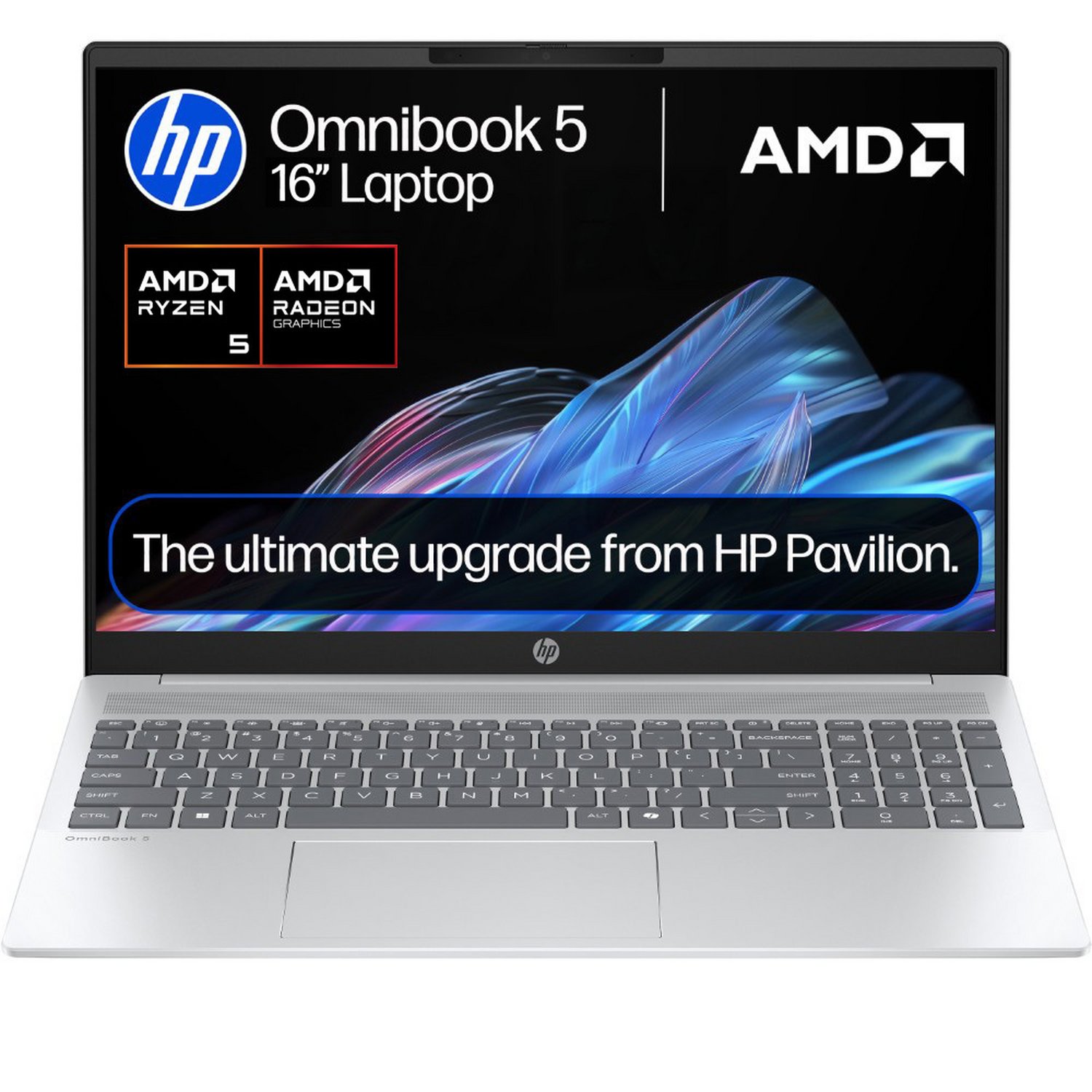 HP Omnibook 5 16in R5 16GB 512GB - Grey - Image 1