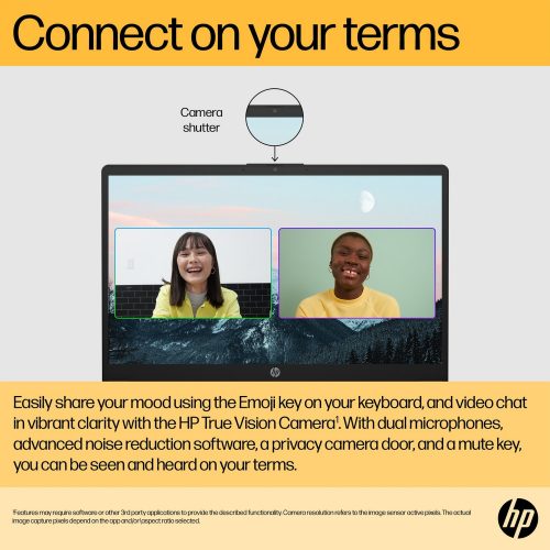 HP BQ7X8EA 15.6in R7 16GB 1TB -Silver — 15.6" SVA, AMD Ryzen 7 5825U processor., Radeon ., 16 GB RAM, 1TB - Image 3