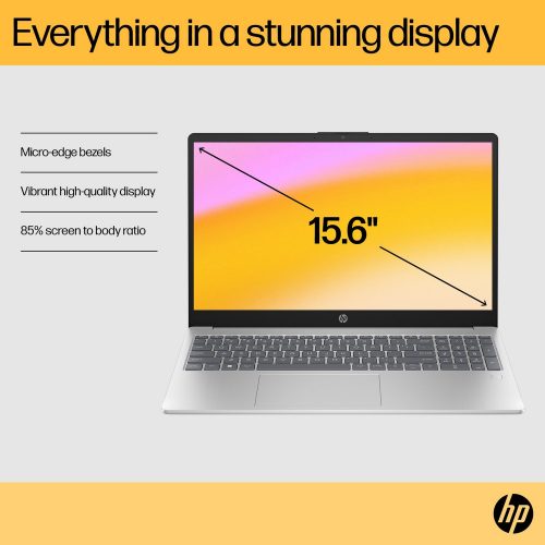 HP BQ7X8EA 15.6in R7 16GB 1TB -Silver — 15.6" SVA, AMD Ryzen 7 5825U processor., Radeon ., 16 GB RAM, 1TB - Image 4
