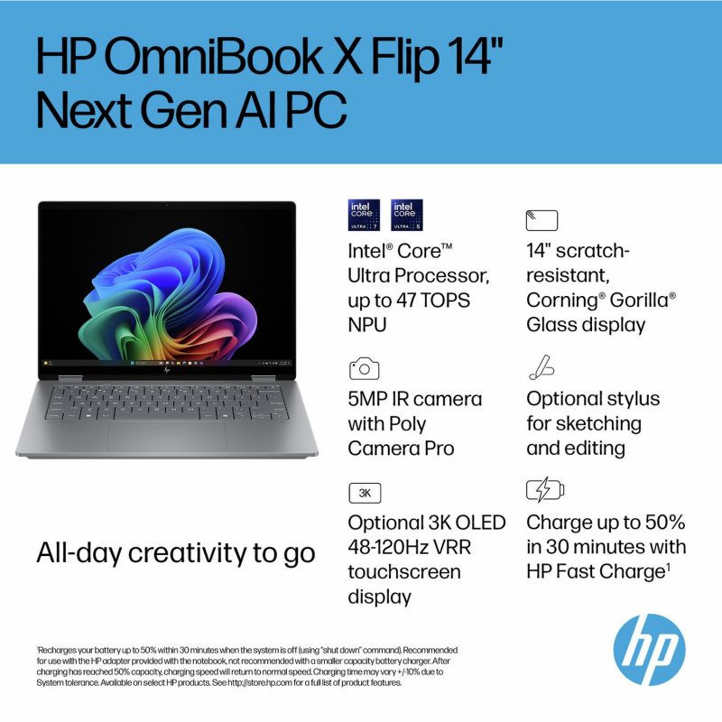 HP Omnibook X Flip 14in Ultra Core 5 16GB 512GB Laptop