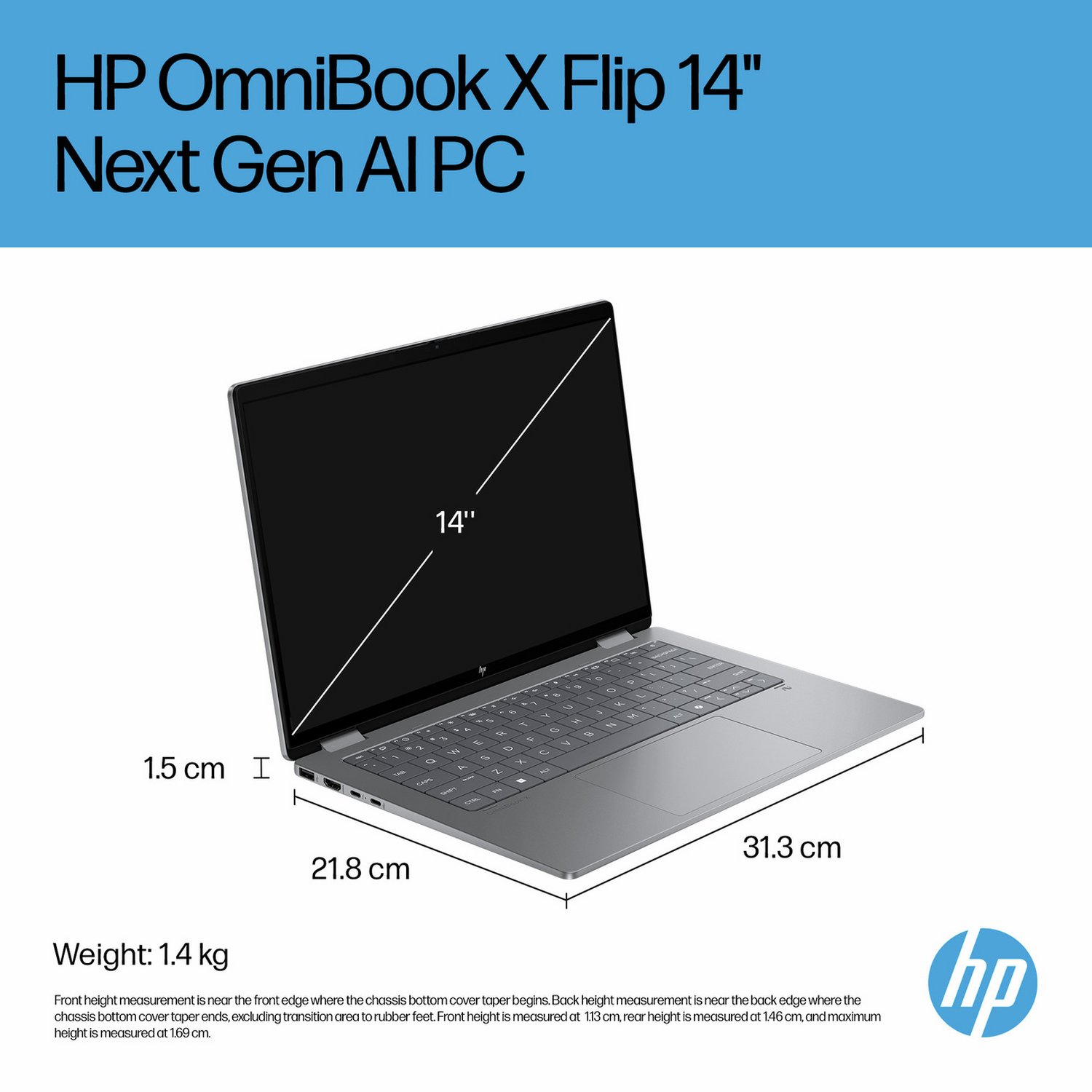 HP Omnibook X Flip 14in Ultra Core 5 16GB 512GB Laptop - Image 12