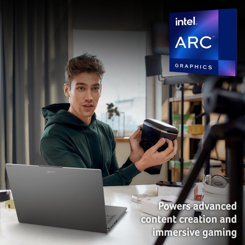 Acer Aspire A16-71M 16in i5 16GB 512GB - Grey — 16" OLED, Intel Ultra 5 125H processor., 16 GB RAM, 512GB