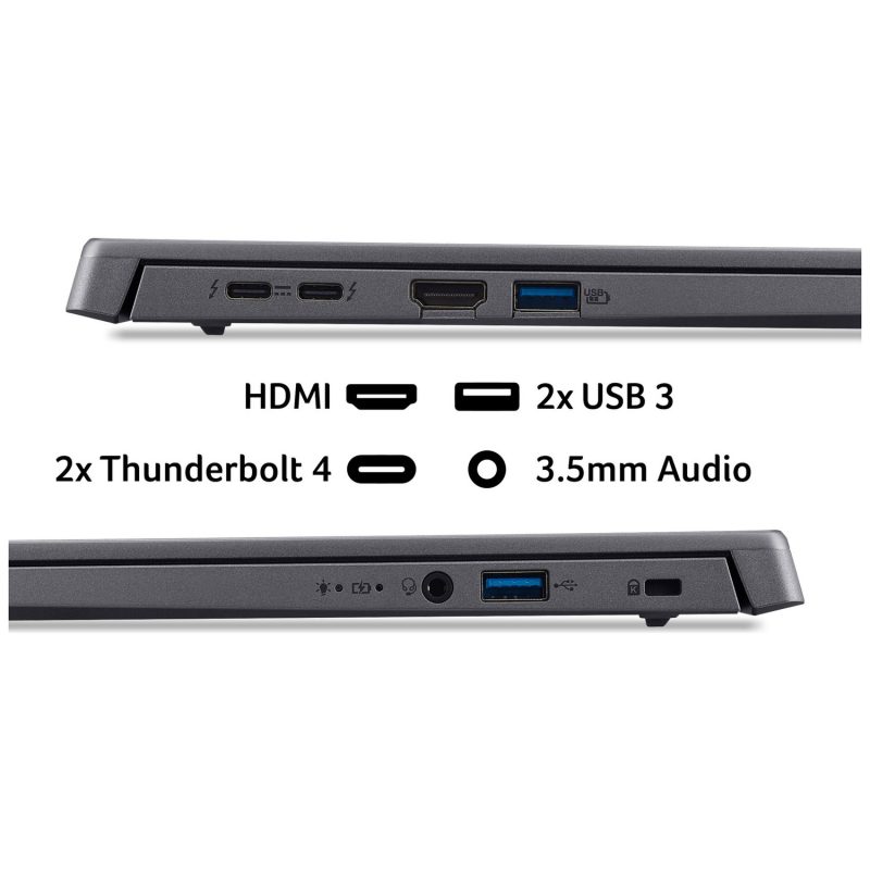 Acer Aspire A16-71M 16in i5 16GB 512GB - Grey — 16" OLED, Intel Ultra 5 125H processor., 16 GB RAM, 512GB