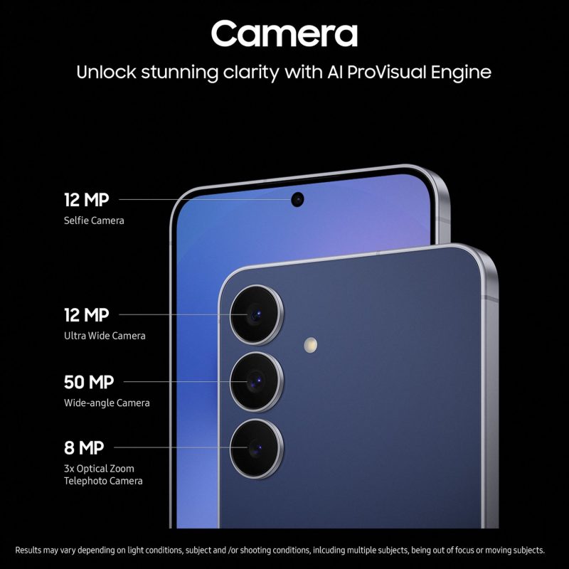 Samsung Galaxy S25 FE 128GB AI Mobile Phone - White — 128GB, 6.7" Dynamic AMOLED 2X, 5G (White)