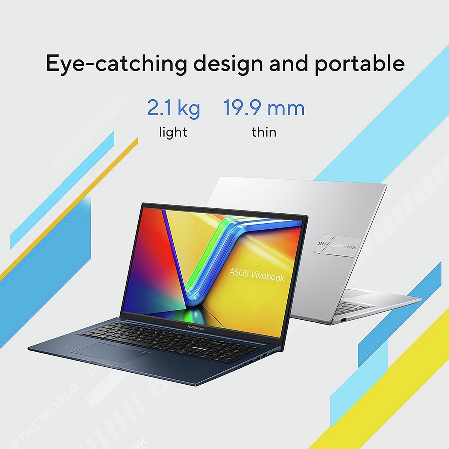 ASUS Vivobook 17 17.3in i5 8GB 512GB - Silver — 17.3" IPS, Intel 5 120U processor., 8 GB RAM, 512GB - Image 8