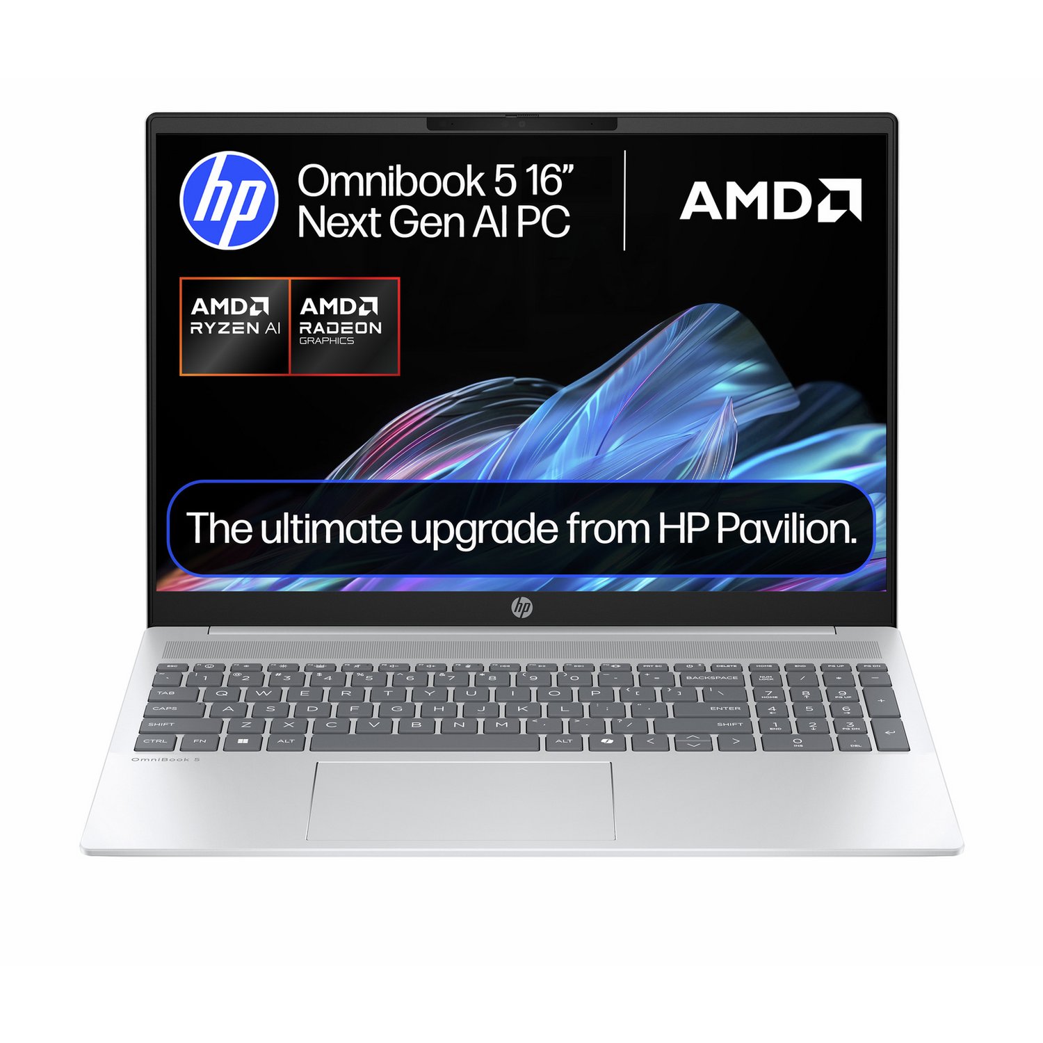 HP OmniBook 5 16in Ryzen AI 5 16GB 512GB - Grey - Image 1