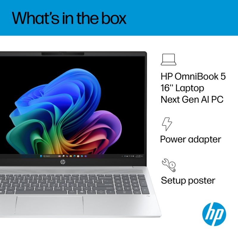 HP OmniBook 5 16in Ryzen AI 5 16GB 512GB - Grey