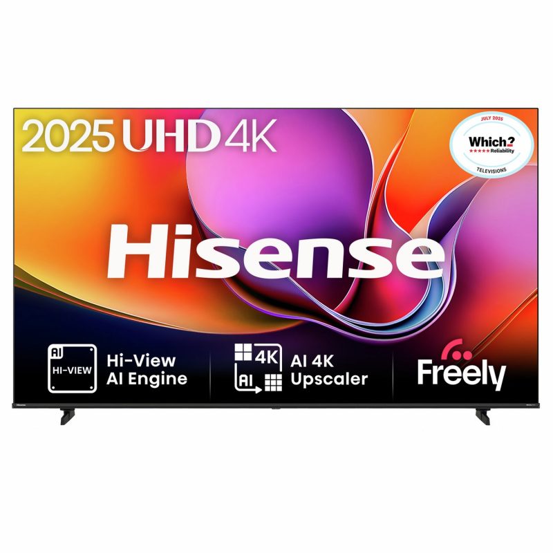 Hisense 85 Inch 85A6QTUK Smart AI 4K UHD HDR LED TV