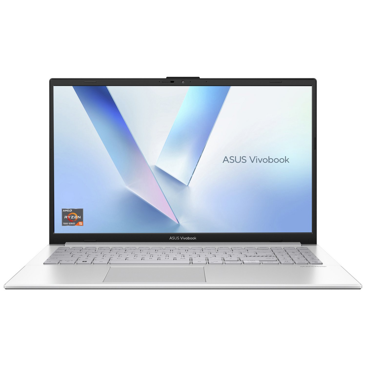 ASUS Vivobook Go 15 15.6in R5 8GB 512GB - Silver — 15.6" IPS, AMD Ryzen 5 7520U processor., Radeon ., 8 GB RAM, 512GB - Image 1