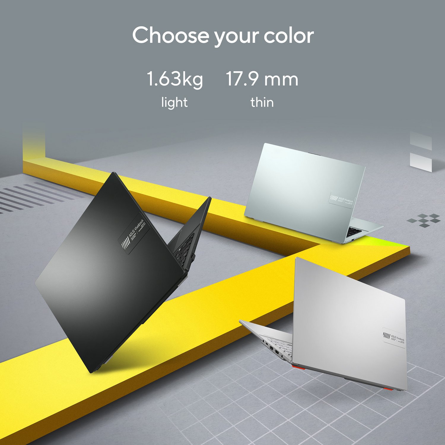 ASUS Vivobook Go 15 15.6in R5 8GB 512GB - Silver — 15.6" IPS, AMD Ryzen 5 7520U processor., Radeon ., 8 GB RAM, 512GB - Image 8