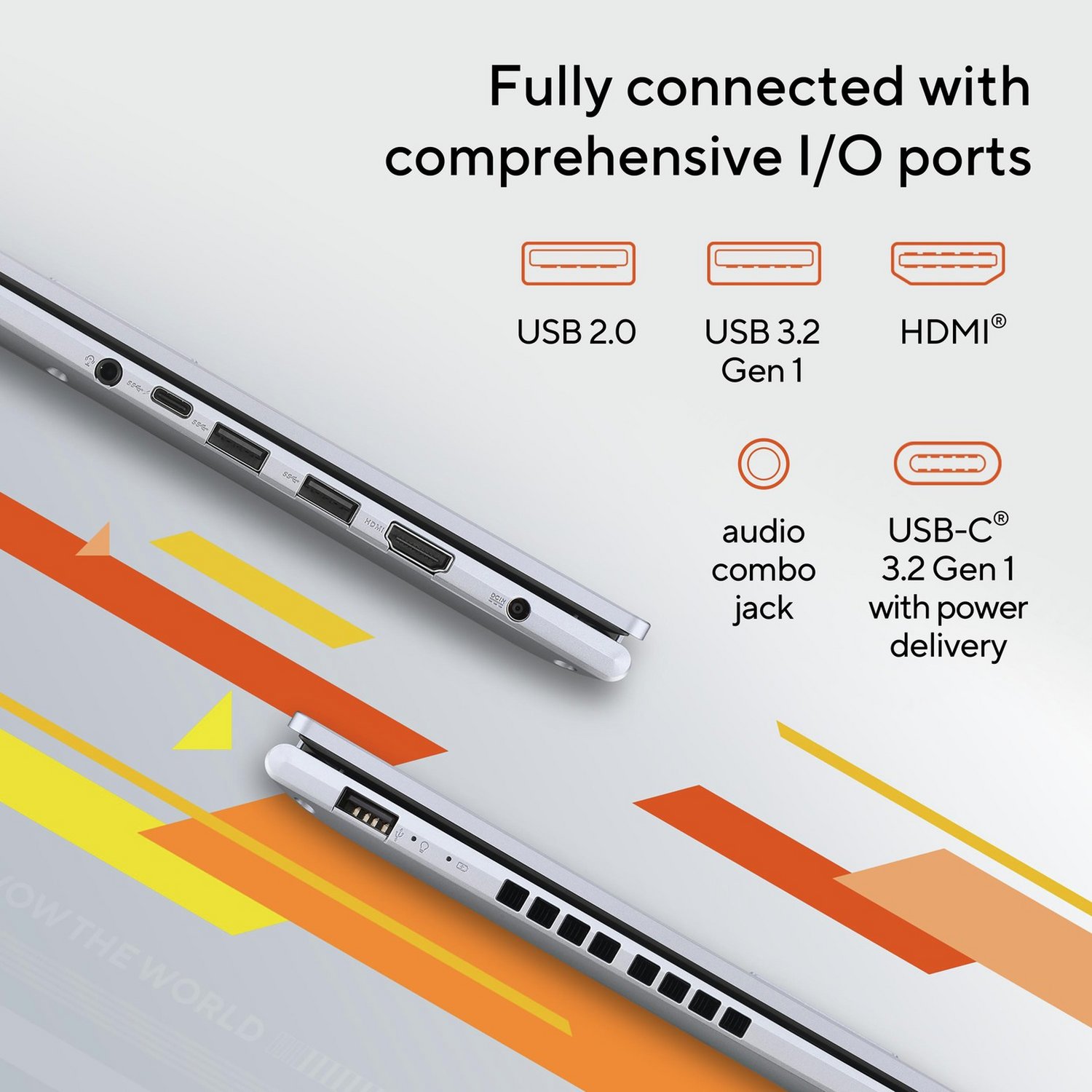 ASUS Vivobook M160 16in R5 16GB 512GB - Silver — 16" IPS, AMD Ryzen 5 7430U processor., Radeon ., 16 GB RAM, 512GB - Image 8