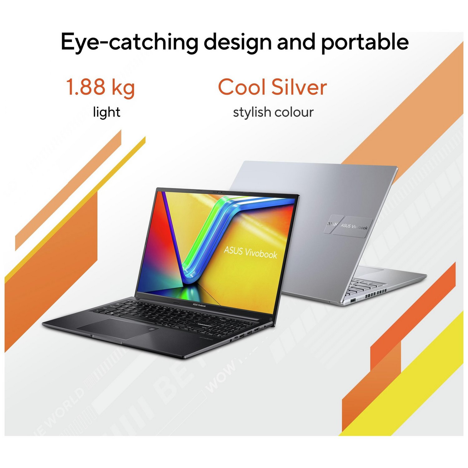 ASUS Vivobook M160 16in R5 16GB 512GB - Silver — 16" IPS, AMD Ryzen 5 7430U processor., Radeon ., 16 GB RAM, 512GB - Image 10