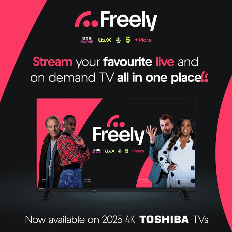 Toshiba 55 Inch 55QV1563DB Smart 4K UHD HDR QLED Freely TV