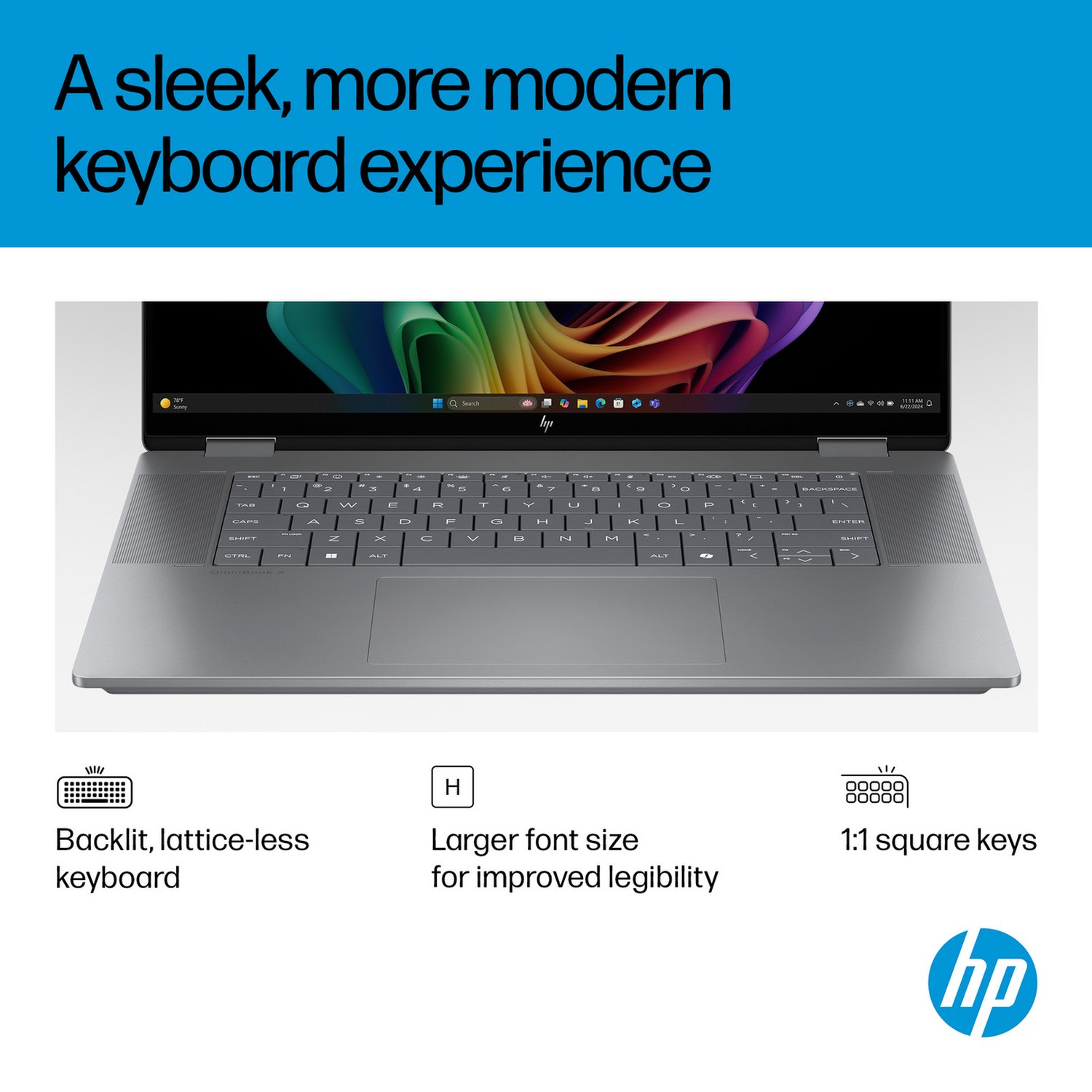 HP OmniBook X Flip 16in Ryzen AI 7 16GB 1TB - Grey — 16" OLED, Radeon 860M graphics card., 16 GB RAM, 1TB - Image 3