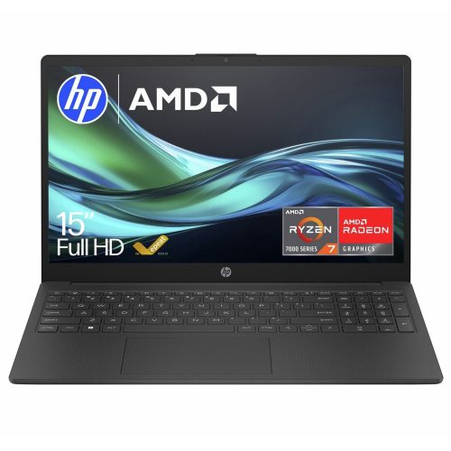 HP BQ7V0EA 15.6in R7 8GB 512GB - Black — 15.6" SVA, AMD Ryzen 7 5825U processor., Radeon ., 8 GB RAM, 512GB