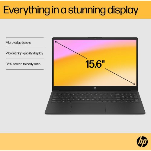 HP BQ7V0EA 15.6in R7 8GB 512GB - Black — 15.6" SVA, AMD Ryzen 7 5825U processor., Radeon ., 8 GB RAM, 512GB - Image 4