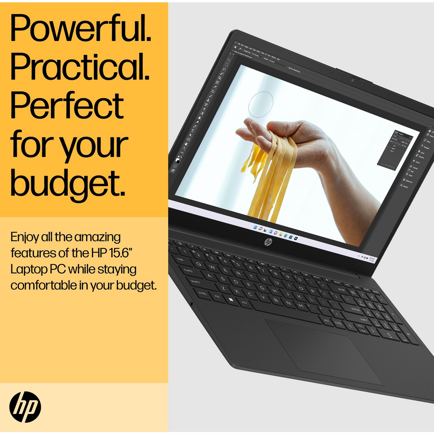 HP BQ7V0EA 15.6in R7 8GB 512GB - Black — 15.6" SVA, AMD Ryzen 7 5825U processor., Radeon ., 8 GB RAM, 512GB - Image 5