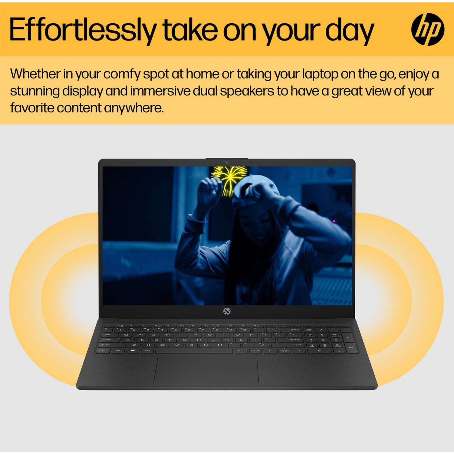 HP BQ7V0EA 15.6in R7 8GB 512GB - Black — 15.6" SVA, AMD Ryzen 7 5825U processor., Radeon ., 8 GB RAM, 512GB - Image 7
