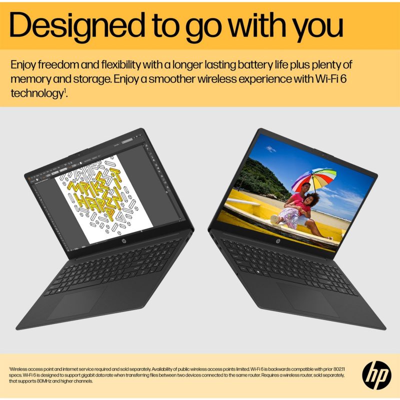 HP BQ7V0EA 15.6in R7 8GB 512GB - Black — 15.6" SVA, AMD Ryzen 7 5825U processor., Radeon ., 8 GB RAM, 512GB