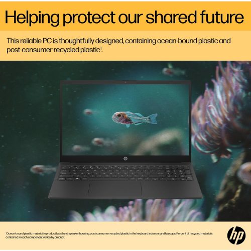 HP BQ7V0EA 15.6in R7 8GB 512GB - Black — 15.6" SVA, AMD Ryzen 7 5825U processor., Radeon ., 8 GB RAM, 512GB - Image 9