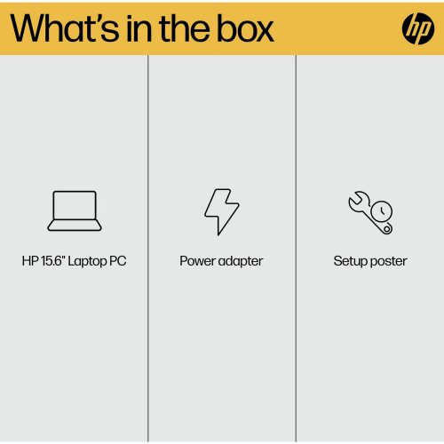 HP BQ7V0EA 15.6in R7 8GB 512GB - Black — 15.6" SVA, AMD Ryzen 7 5825U processor., Radeon ., 8 GB RAM, 512GB - Image 10