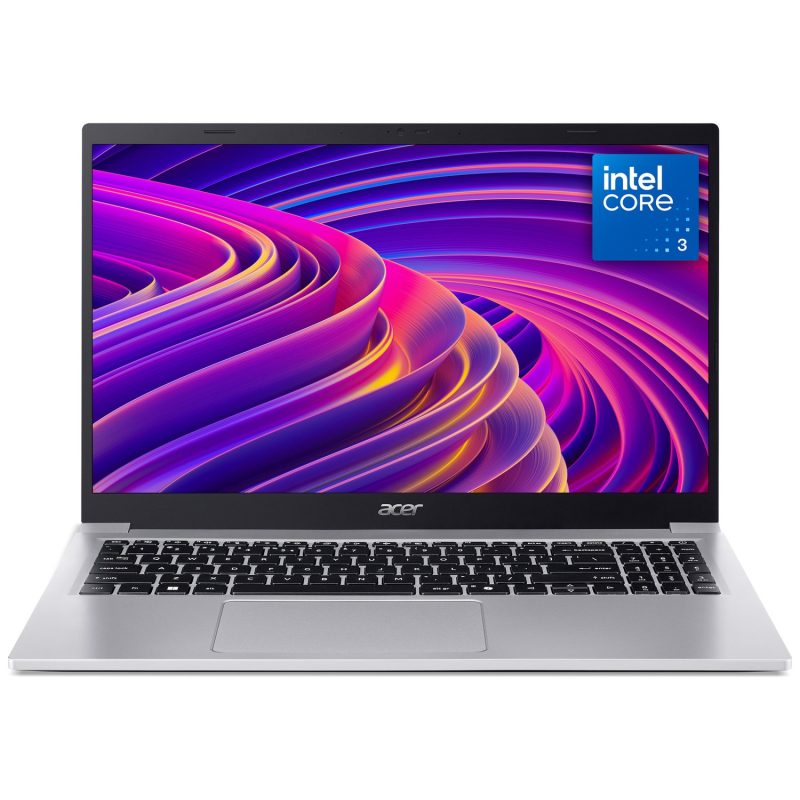 Acer Aspire Lite 15 15.6in i3 8GB 512GB - Silver — 15.6" IPS, Intel 3 N355 processor., 8 GB RAM
