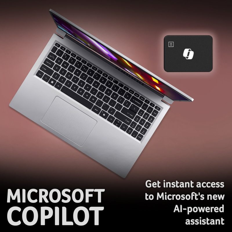 Acer Aspire Lite 15 15.6in i3 8GB 512GB - Silver — 15.6" IPS, Intel 3 N355 processor., 8 GB RAM