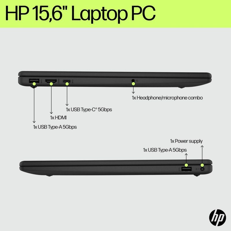 HP BM2V4EA 15.6in i3 4GB 128GB - Black