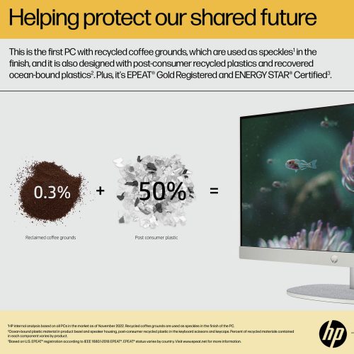 HP 27-cr0000na 27in AMD R7 16GB 512GB All-in-One PC - Image 9