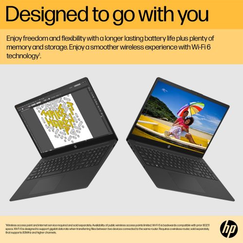 HP BM2U1EA 15.6in AMD R3 8GB 256GB - Black - Image 9