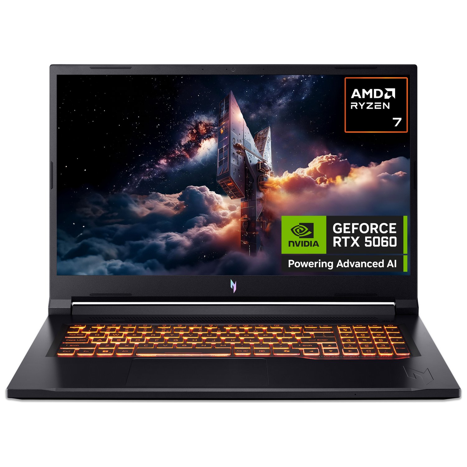 Acer Nitro V17 AI 17.3in Ryzen 7 16GB 1TB RTX5060 — 17" IPS, AMD Ryzen 7 260 processor., 16 GB RAM, 1TB - Image 1