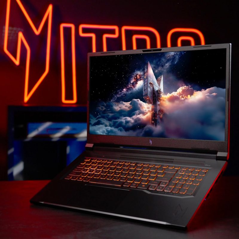 Acer Nitro V17 AI 17.3in Ryzen 7 16GB 1TB RTX5060 — 17" IPS, AMD Ryzen 7 260 processor., 16 GB RAM, 1TB
