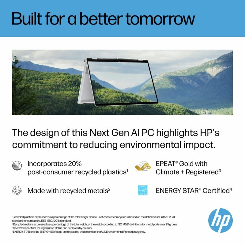 HP OmniBook Flip 14in Intel Core Ultra 7 Processor — 14" OLED, Intel Ultra 7 256V processor., 16 GB RAM, 1TB