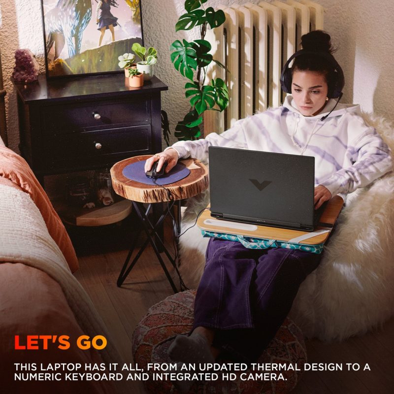 HP Victus 15.6in R7 16GB 512GB RTX3050 - Black