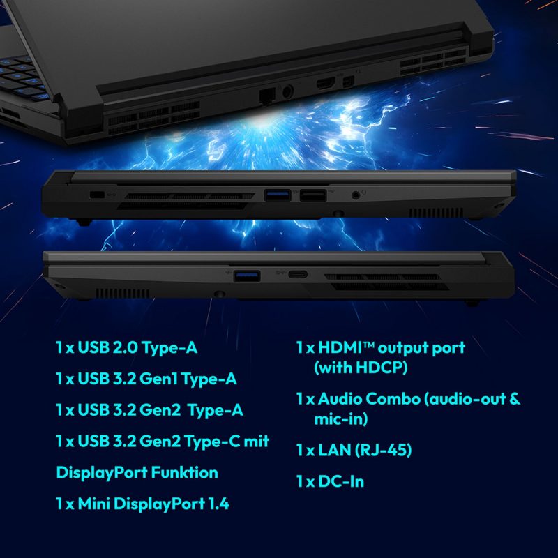 Medion Erazer Scout E15 15.6in i5 16GB RTX5050 Gaming Laptop