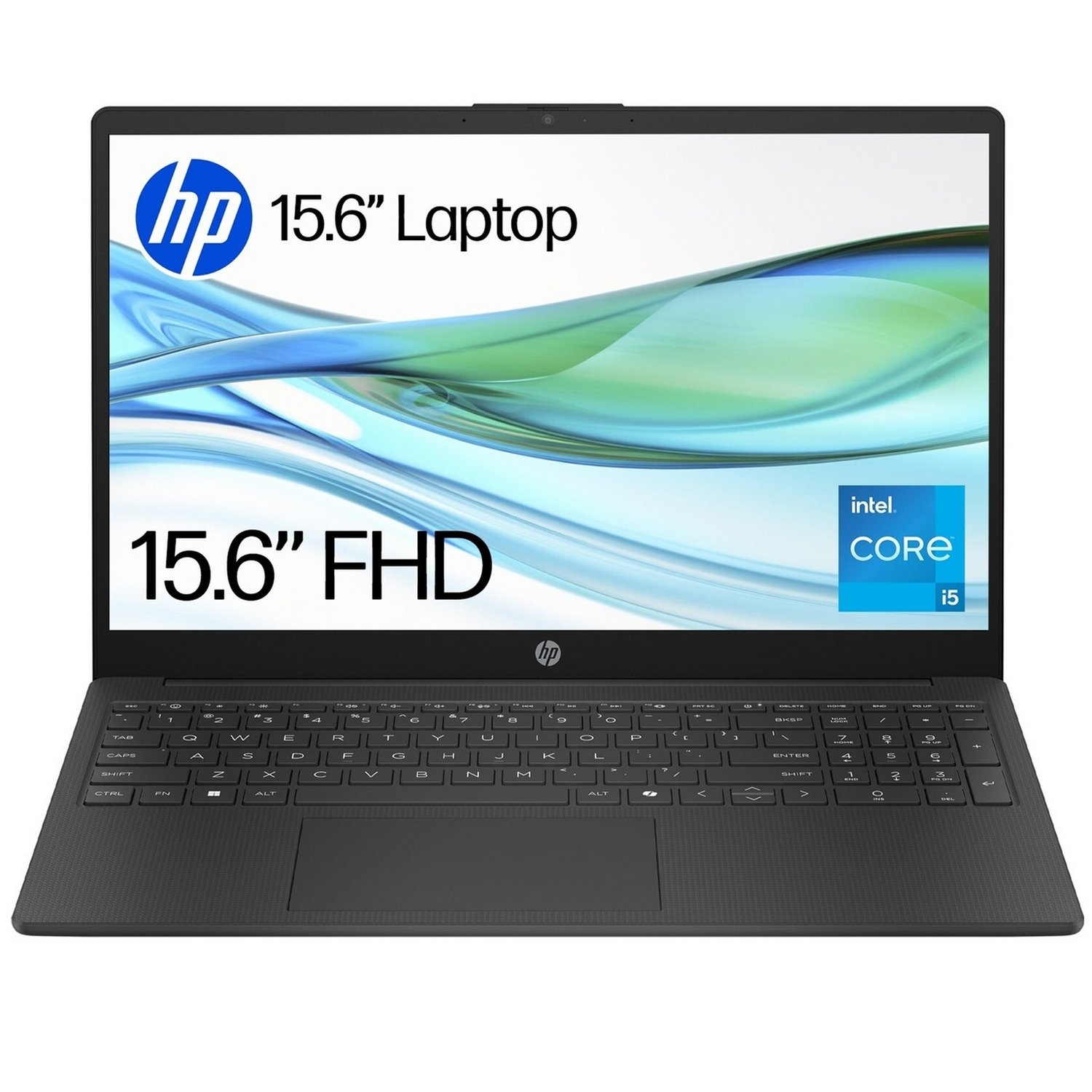 HP BM2V8EA 15.6in i5 8GB 256GB - Black — 15.6" SVA, Intel i5 1334U processor., Intel Iris Xe, 8 GB RAM, 256GB - Image 1