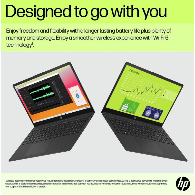 HP BM2V8EA 15.6in i5 8GB 256GB - Black — 15.6" SVA, Intel i5 1334U processor., Intel Iris Xe, 8 GB RAM, 256GB