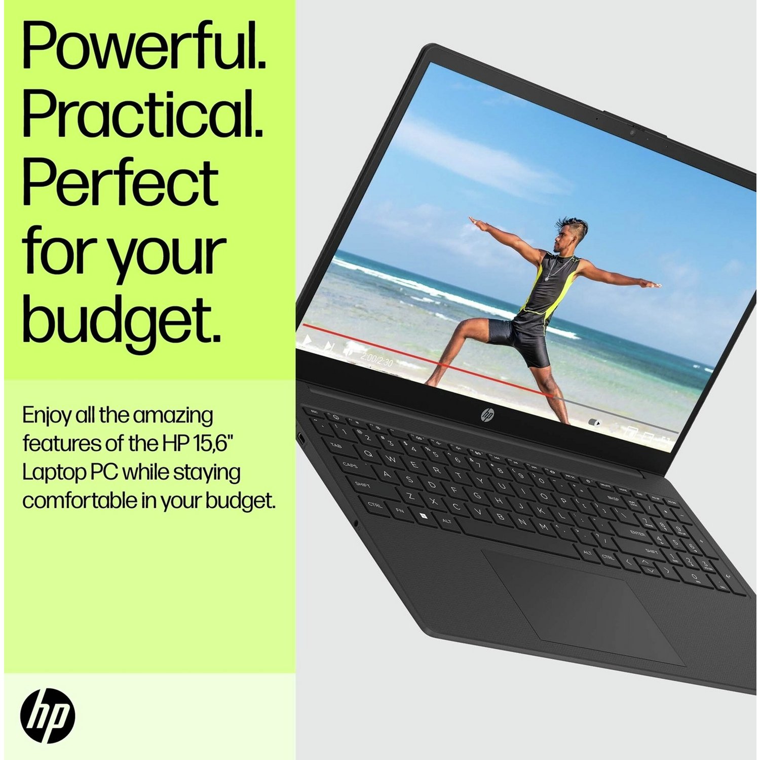 HP BM2V8EA 15.6in i5 8GB 256GB - Black — 15.6" SVA, Intel i5 1334U processor., Intel Iris Xe, 8 GB RAM, 256GB - Image 4