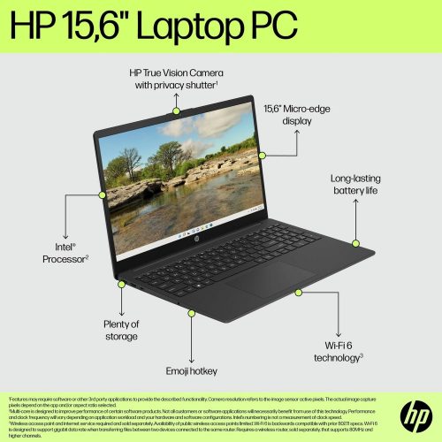 HP BM2V8EA 15.6in i5 8GB 256GB - Black — 15.6" SVA, Intel i5 1334U processor., Intel Iris Xe, 8 GB RAM, 256GB - Image 6