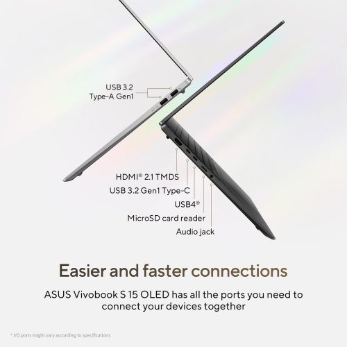 ASUS Vivobook S 15 Copilot 15.6in Ryzen AI 9 32GB 1TB — 15.6" OLED, AMD Ryzen AI 9 365 processor., Radeon ., 32 GB RAM, - Image 14