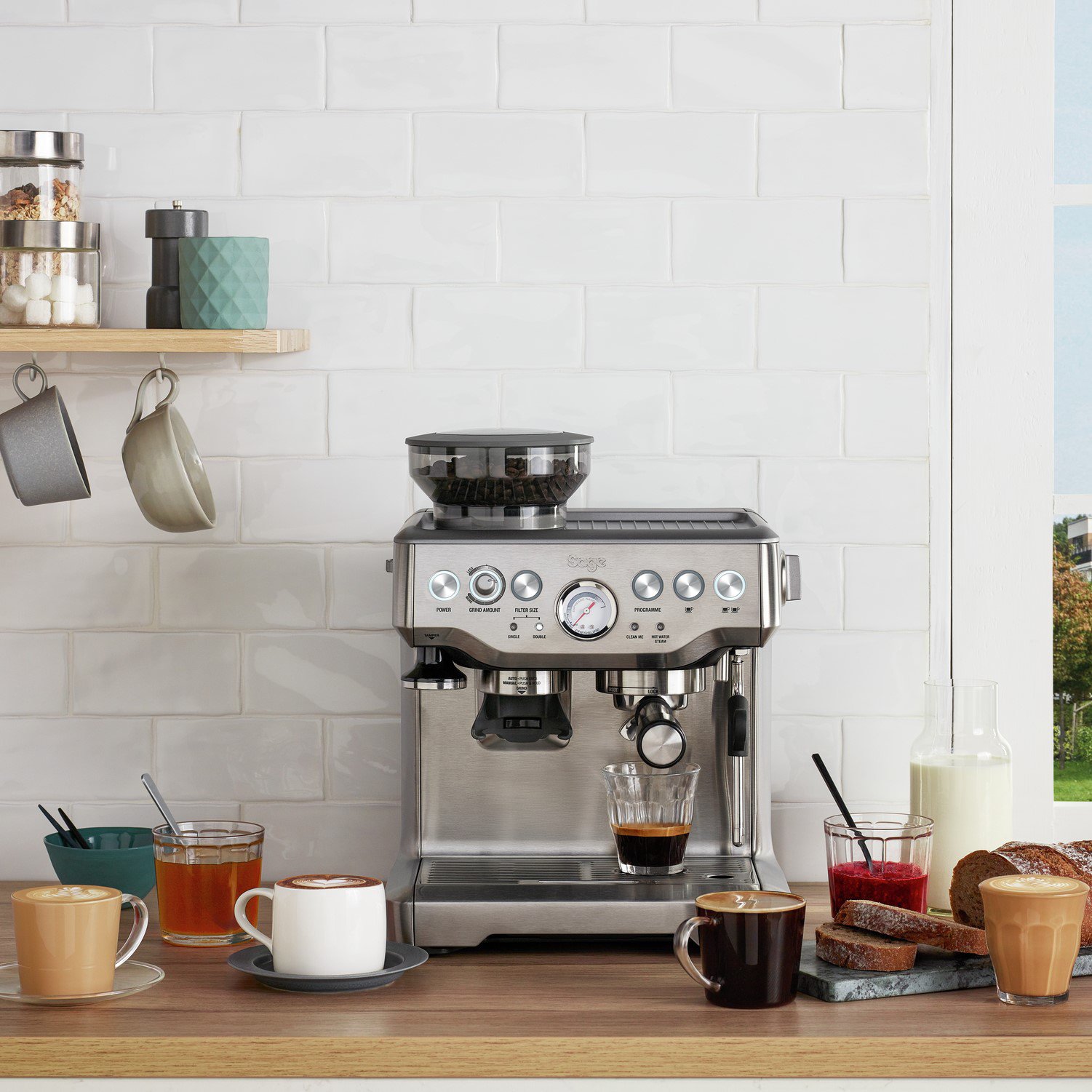 Sage BES875UK The Barista Express Espresso Coffee Machine - Image 2